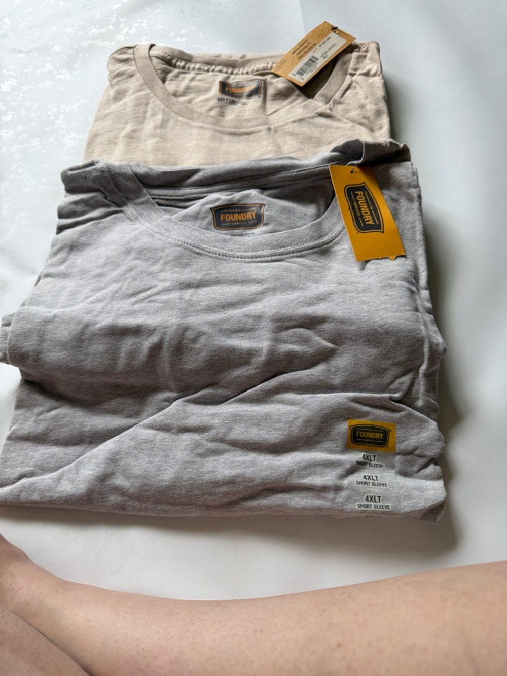The Foundry Supply Co. Men’s Short Sleeve Crew Neck T-Shirt - Light Gray